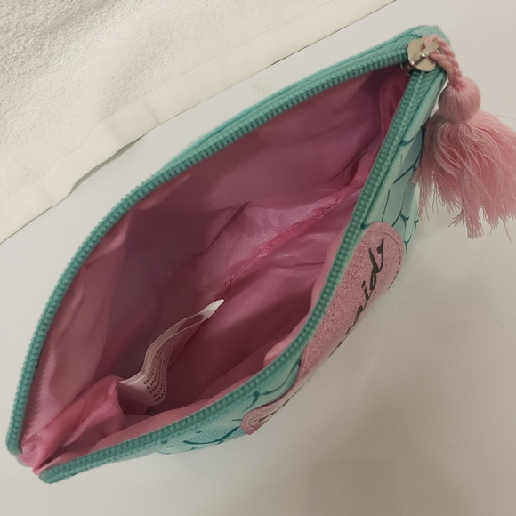 2 for $10- Mermaid At Heart Make-Up Bag - Picture 2 of 4